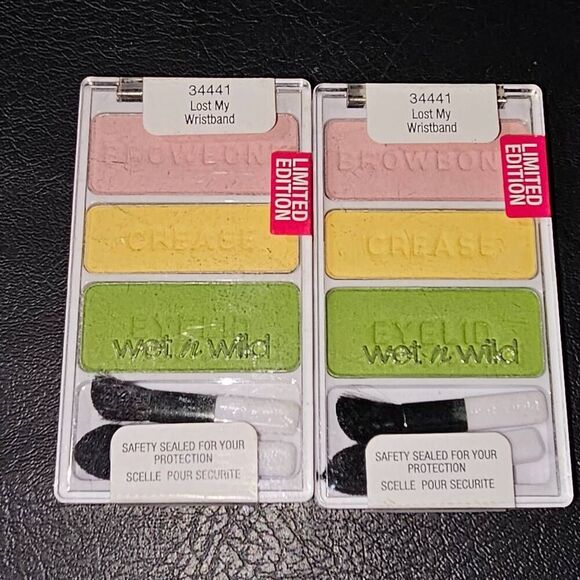 New Wet N Wild Limited Edition Eyeshadow Lost My Wristband Lot of 2 - Picture 1 of 2